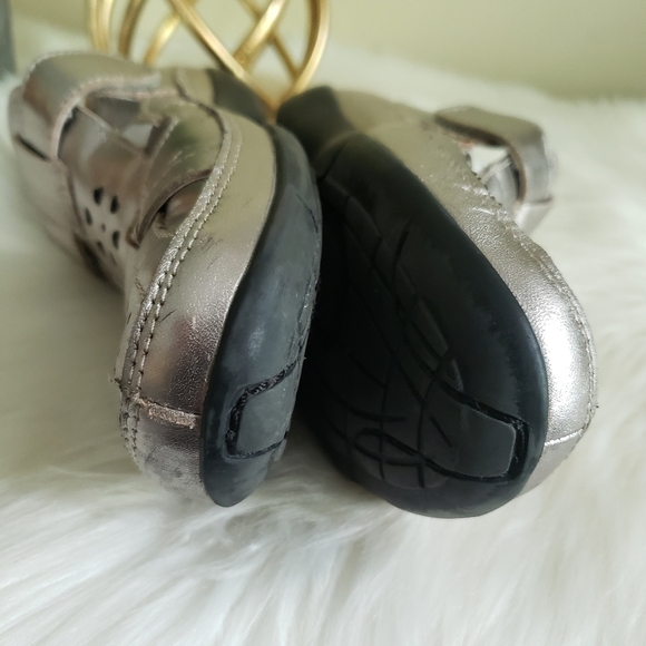 Ros Hommerson Candid Silver loafers flats Comfy Size 9 - Picture 12 of 16
